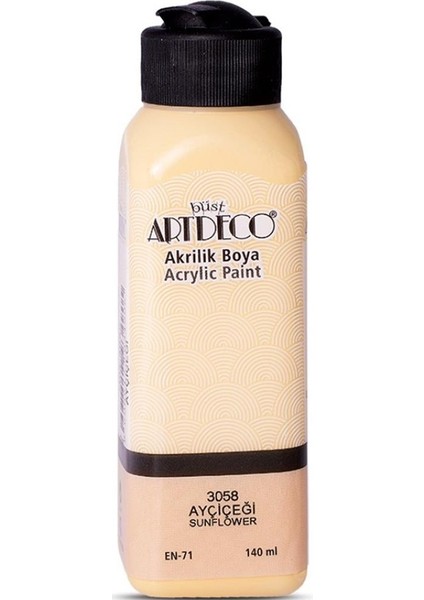 Akrilik Boya 140 ml Ayçiçeği 070R-3058