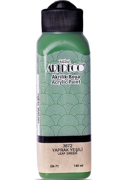 Akrilik Boya 140 ml Yaprak Yeşili 070R-3672