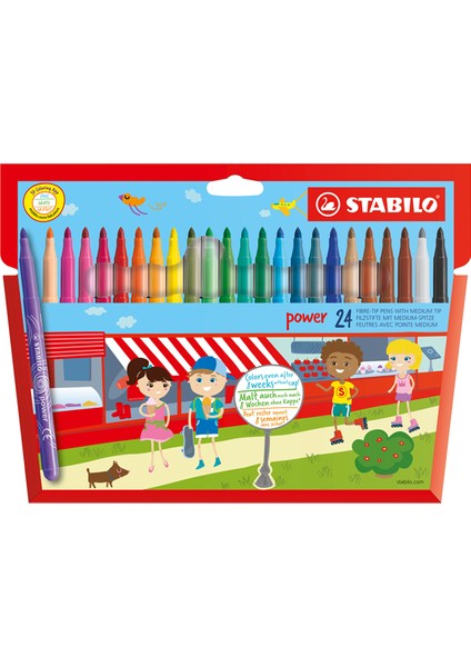 Keçeli Boya Kalemi Power 24 Renk 280/24-01