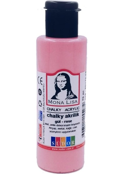 Akrilik Boya Chalky 70 ml Gül SD170-04