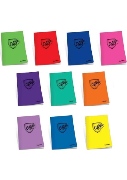 Çınar College Plastik Kapak Defter College Dikişli A5 80 Yp Kareli 80/4 75014