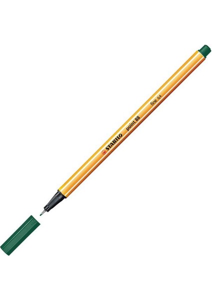 Keçe Uçlu Ince Kalem 88 Point 0.4 mm Çam Yeşili 88/53