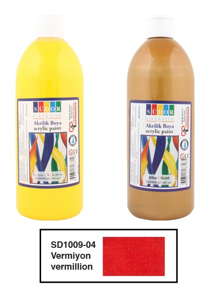 Akrilik Boya 500 ml Vermillon SD1009-04