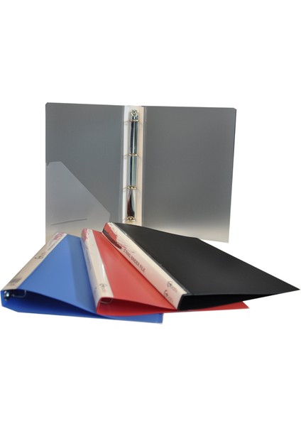 Halkalı Dosya Pp 4 Halkalı A4 Şeffaf