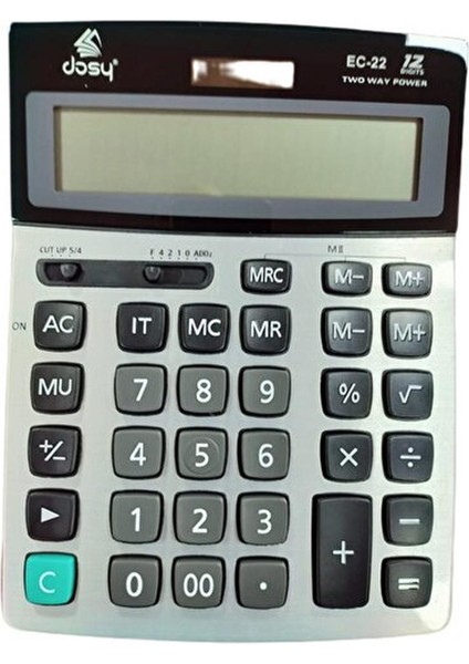 Dosy Hesap Makinesi Masa Üstü 12 Hane Ec-22