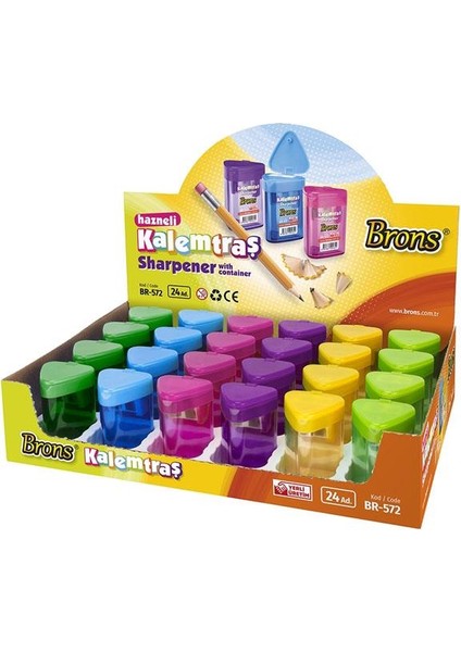 Kalemtıraş Hazneli Üçgen BR-572