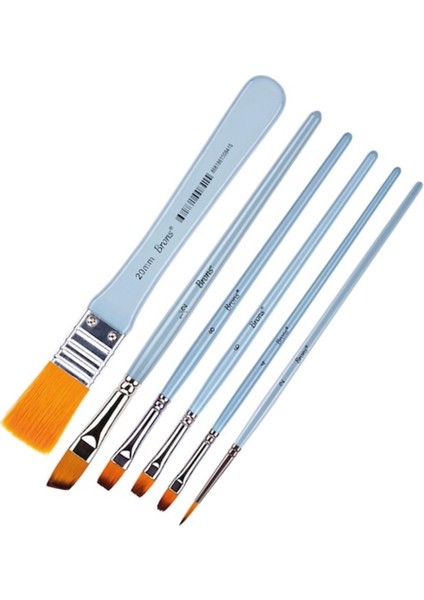 Fırça Blister Set 1 (123 Seri NO:2-200K Seri NO:4-200F Seri NO:6-8-725 Seri NO:13-425 Seri NO:30MM Kısa Sap)