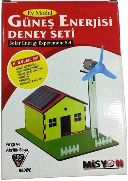Güneş Enerjisi Deney Seti Ev Modeli Msy-29