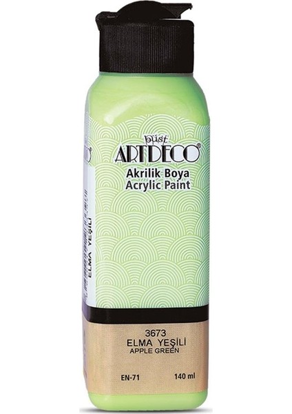 Akrilik Boya 140 ml Elma Yeşili 070R-3673