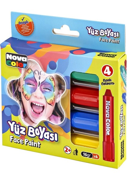 Yüz Boyası 4 Lü Set NC-211