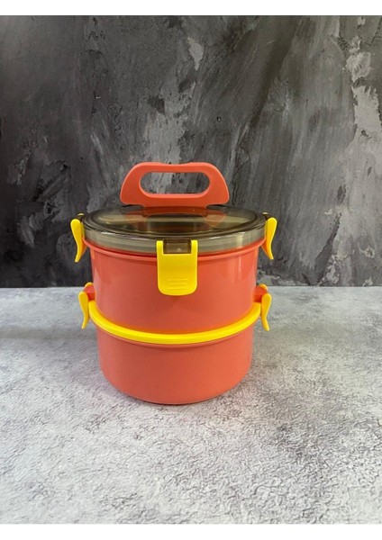 304 Paslanmaz Çelik 2 Katlı Sızdırmaz Yemek Termos Sefer Kabı modelleri