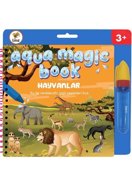 Boyama Kitabı Aqua Magic Book Hayvanlar Sihirli TFL-1008
