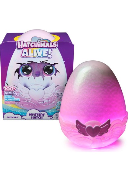 Egg Hatchimals Alive Secret Hatch Pufficorn SPM-6069132