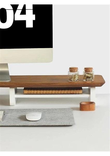 Monitör Yükseltici, Monitör Standı, Ahşap Ekran Yükseltici (Meşe) fiyatları
