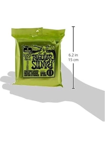 Normal Slinky Nickel Wound Elektro Gitar Telleri 3'lü Paket - Ölçü 10-46 indirimleri
