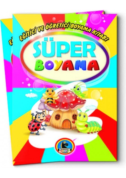 Boyama Kitabı Süper 128 Syf Karatay Yayınevi