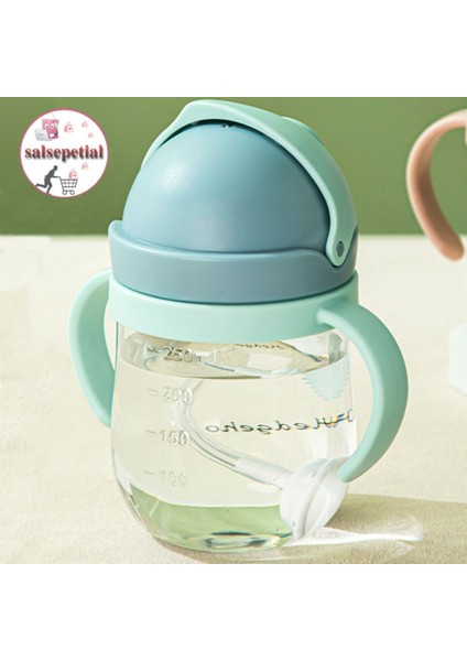 250ML Figürlü Pipeti Suluk Bebek Matara Sevimli Su Şişesi Bebek Pipetli Biberon Matara fırsatları