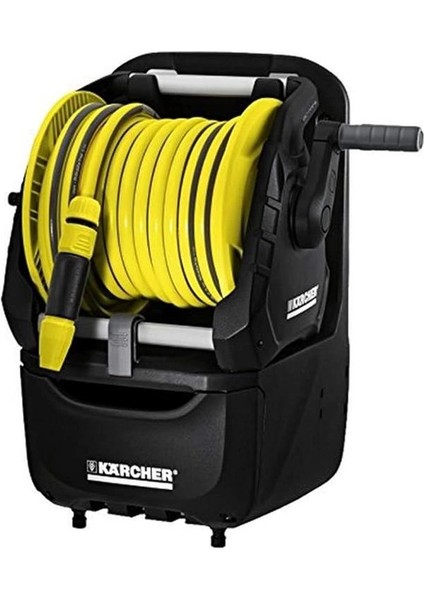 Karcher Premium Hr 7.315 Hortum Makarası Kit (1/2'', 15 mt Hortumlu), Siyah