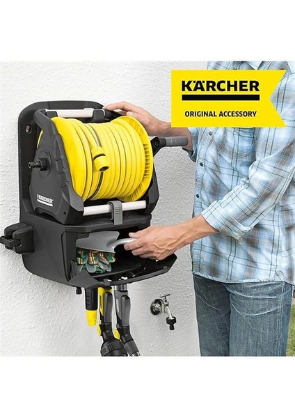 Karcher Premium Hr 7.315 Hortum Makarası Kit (1/2'', 15 mt Hortumlu), Siyah modelleri