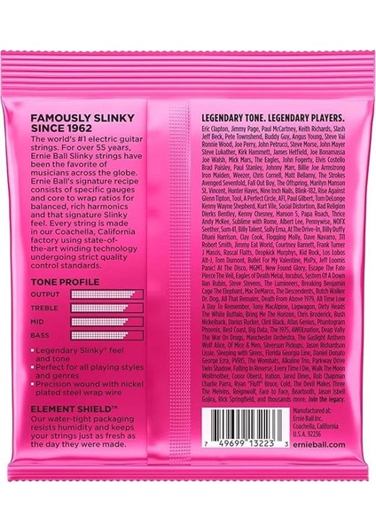 Super Slinky Nickel Wound Electric Guitar Strings 3 Pack - 9-42 Gauge fiyatları