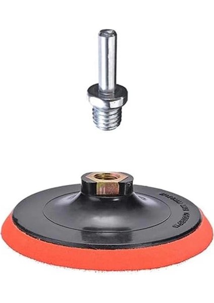 Cırt Zımpara Seti Avuç Taşlama Spiral Ahşap Zımparalama + Matkap Aparatı 115 mm (20 Parça)