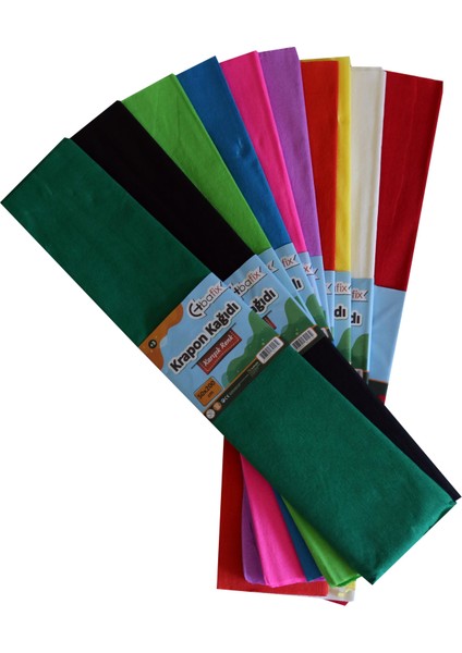 Krapon Kağıdı 10 Lu 50X200 cm Karışık Renk