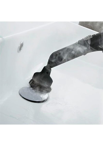 Kärcher Büyük Yuvarlak Fırça Buharlı Temizleyici, Siyah