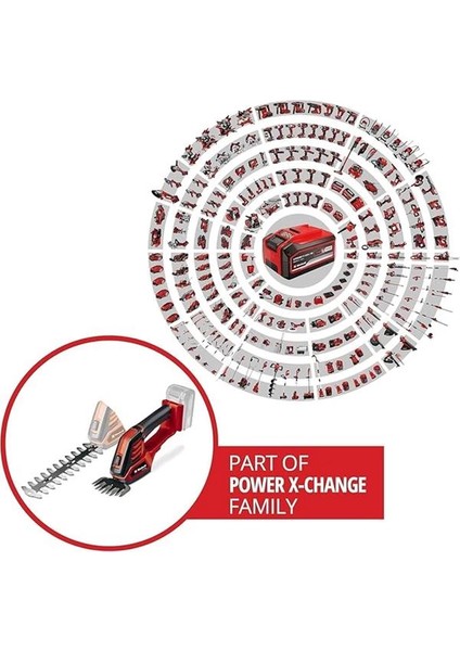 Akülü Çit Budama Ge-Cg 18/100 Li-Solo Power X-Change (Li-Ion, 18 V, Çim Bıçağı Kesim fiyatları