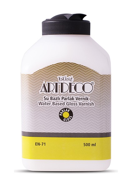 Vernik Su Bazlı Parlak 500 ml 073L-01