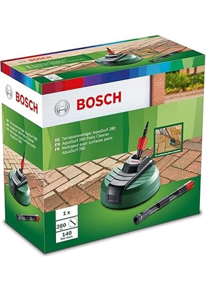 Bosch Home And Garden Yüksek Basınçlı Yıkama Makinesi Için Aquasurf 280 Geniş Yüzey Temizleyicisi