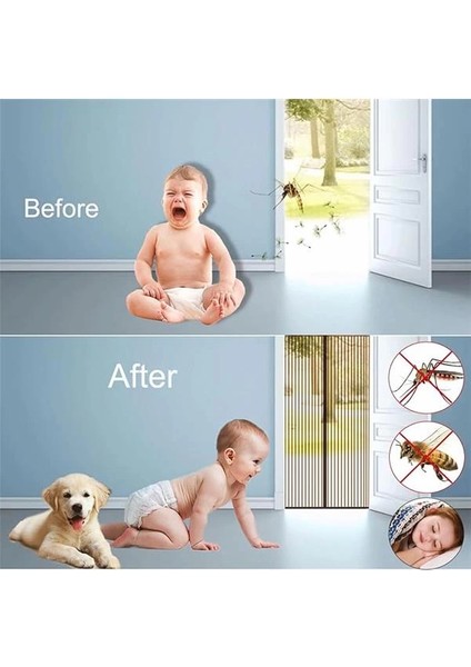 Mıknatıslı Kapı Sinekliği, Sinek Böcek Tutucu, Beyaz Tül Sineklik, Sivrisinek Ağı, Balkon