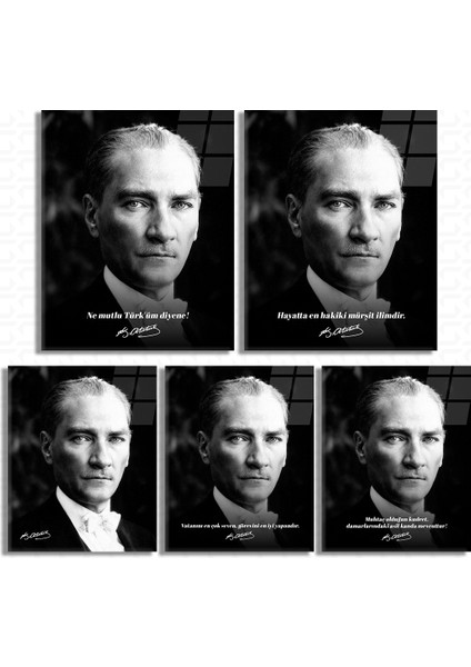 Sulh – Mustafa Kemal Atatürk – Ata Sözü Cam Tablo indirimleri