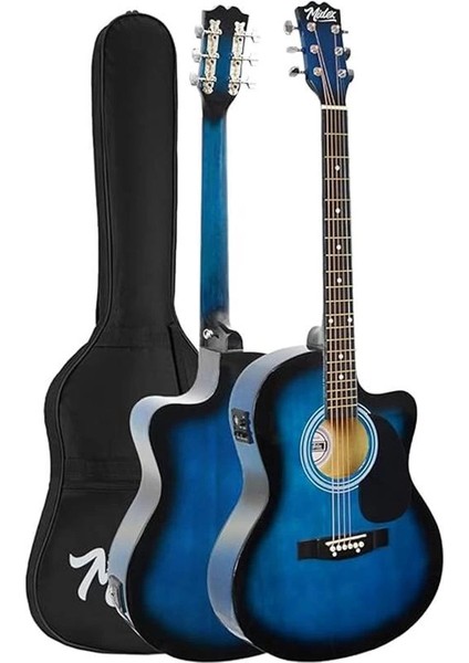 RG-560BL-AMP Mavi Amfili Elektro Akustik Gitar Full Set fiyatları