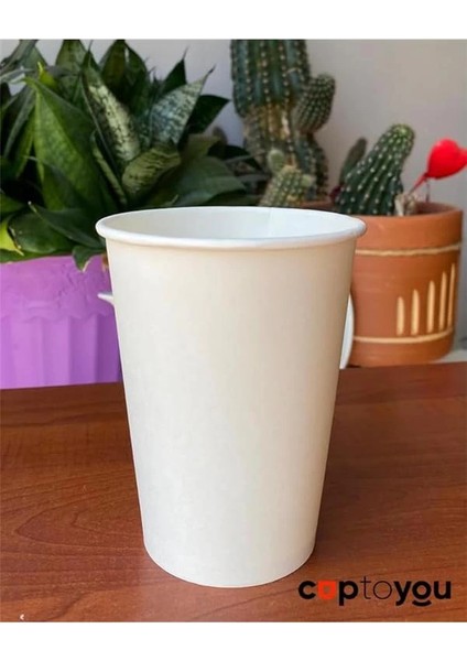 12 Oz Beyaz Tek Kullanımlık Karton Bardak 300 Ml, Kahve, Çay, Ofis, Ev ve Parti Kullanımı indirimleri