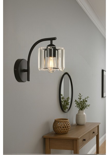 ESSLİGHT MİLAN APLİK KRİSTAL TAŞLI MODERN DEKORATİF AYDINLATMA