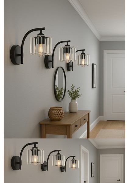 ESSLİGHT MİLAN APLİK KRİSTAL TAŞLI MODERN DEKORATİF AYDINLATMA modelleri