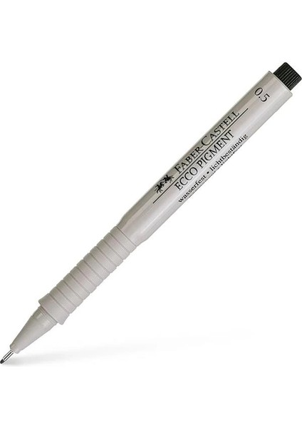 Faber-Castell Teknik Çizim Kalemi, 0.5 mm Uç, Su ve Işık Geçirmez Mürekkep, Cetvel ve Şablon Uyumlu