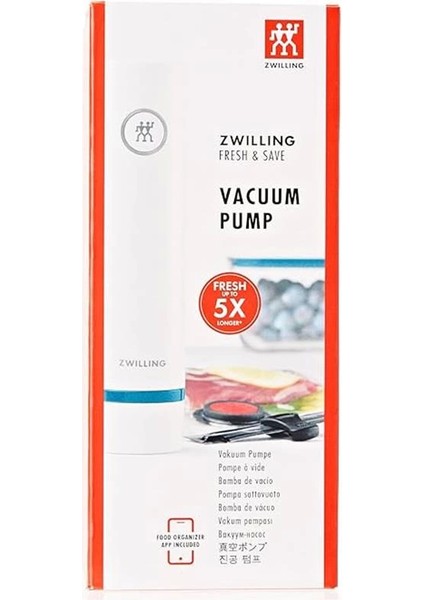Zwilling Fresh & Save Vakum Pompası, Akdeniz Mavisi