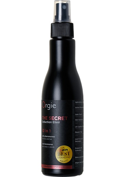 Orgıe The Secret Feromonlu Vücut ve Saç Nemlendirici Sprey 1'de 10, 150 ml modelleri