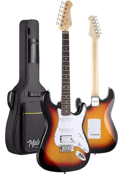 Rennes REG-40SB Sunburs 4/4 Elektro Gitar Seti (Çanta Askı Capo Tuner Pena Kablo) modelleri