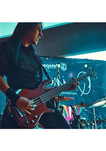 AB4PJOPW 4 Telli Bas Gitar - Kahverengi fırsatları