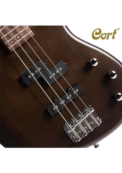 AB4PJOPW 4 Telli Bas Gitar - Kahverengi
