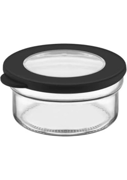 4 Adet 415 ml Silikon Kapak Cam Kahvaltı Seti Saklama Kabı MIT1086 modelleri