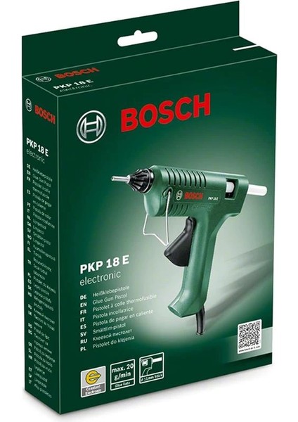 Home And Garden Pkp 18 E Elektrikli Sıcak Tutkal Tabancası, 200 V, Tutkal Çubuğu 1 Adet Ekstra