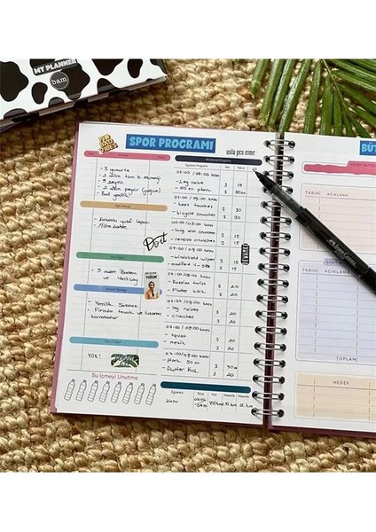 Hayallerinin Peşinden Git Tasarımlı Konuşan Ajanda