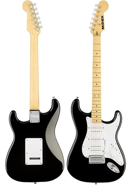 RPH-40WB-30AMP Siyah Beyaz 30W Amfili Elektro Gitar Seti Hsh Manyetik Maple Klavye Üst Kalite fırsatları