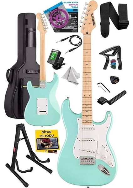 RPH-30GR-ST Maple Klavye Strat Kasa Sss Elektro Gitar Seti fiyatları