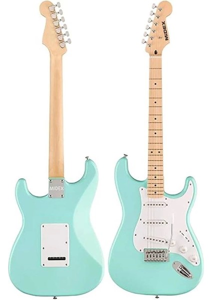 RPH-30GR-ST Maple Klavye Strat Kasa Sss Elektro Gitar Seti fırsatları
