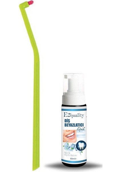 Curaprox Cs 1006 Tek Demet Diş Fırçası + Diş Beyazlatıcı Köpük Hediye