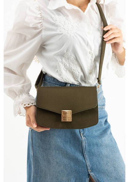 Kadın Süet Omuz Çantası